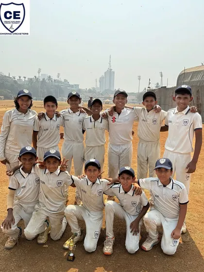 My triumphant U-14 team after securing their place in the finals of the Professional League at Azad Maidan. A clinical performance from the entire squad.