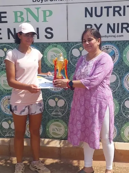 Highlighting Eshanya Khattar's consistent success, from winning her first U16 title to bagging a silver medal at the Delhi Olympic Games.