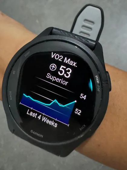 My VO2 Max at 53. This was the first time I hit this number, and it was a huge milestone. It's a tangible sign of progress.