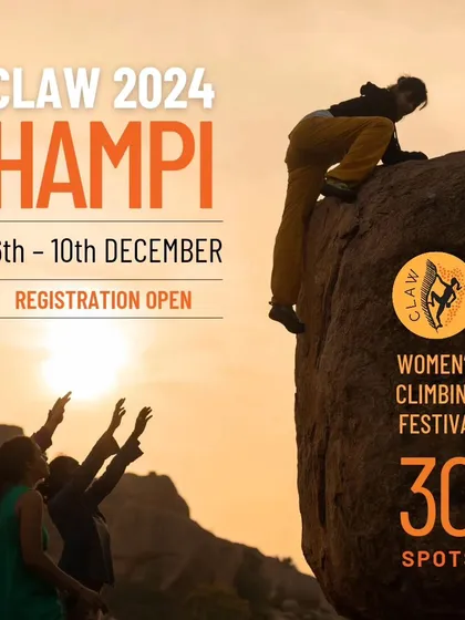 Ready to join us? Here are the details for our annual Hampi Women's Climbing Festival. We have limited spots available, so if you're ready for an adventure, now is the time to sign up.