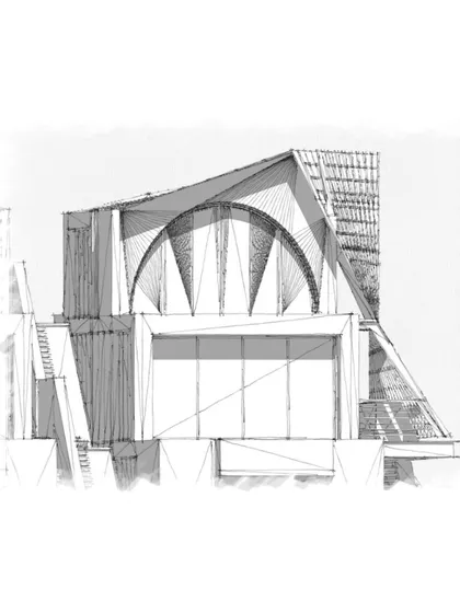 This conceptual sketch was one of many iterations in the journey of designing Tellado Villas. It reveals the power of our process, where hand-drawing and deep thought transform initial ideas into lasting, meaningful architecture.