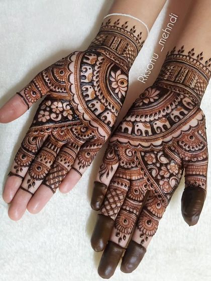 Sonu - Bridal & Wedding Mehndi Intricate Bridal Designs photo 64