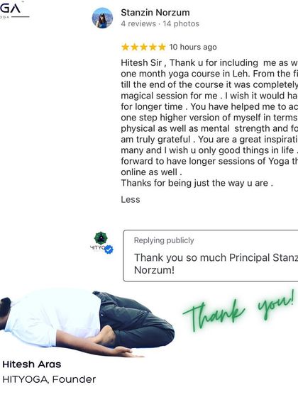 Hitesh Aras - Yoga & Fitness Classes Workshops, Certifications & Press photo 4