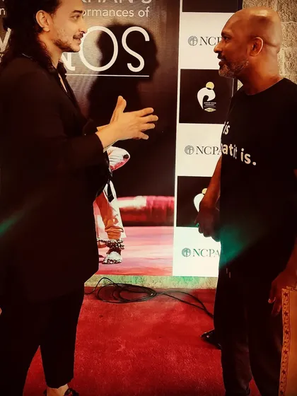 In conversation with the true legend, Maestro Akram Khan. It was an enlightening and life-changing experience to discuss art and performance with him, a moment of deep introspection.