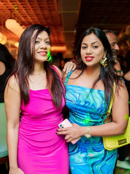 Stylish guests enjoying the timeless jams at Monkey Bar.