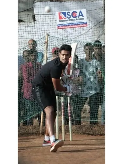 We are immensely proud of Shivam Dube's achievements for India. Here he is during a practice session at our academy nets.