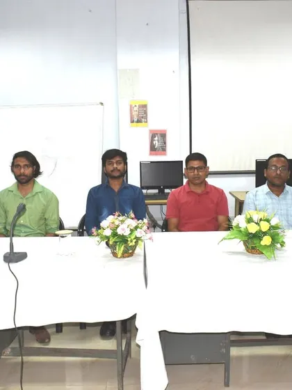 Our team of experts and mentors ready to kick off a workshop session. We bring industry knowledge and a passion for teaching to every school we partner with.