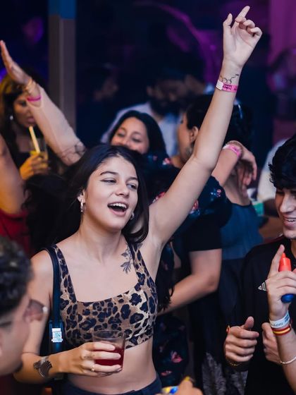 The energy on the dance floor is infectious. Guests are always singing and dancing along to their favorite commercial tracks.