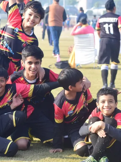 Every smile tells a story of pure happiness. Our young players enjoying themselves on Children's Day.