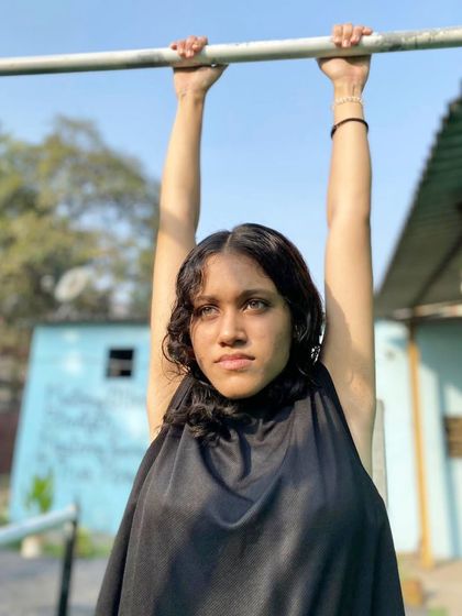 Strength and beauty are one and the same. This young athlete embodies the grace and power that calisthenics builds.