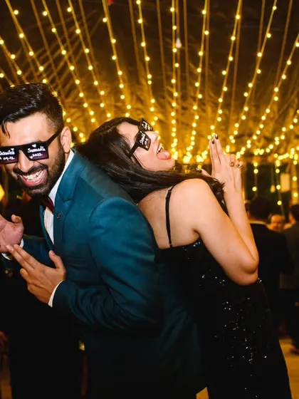 More fun and games at the cocktail party. Shamika and Sumedh were just having a blast, and it was so much fun to photograph them.