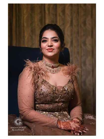 Geethanjali Venkatesh - Special Occasion Makeup Regal Reception & Sangeet Glam photo 121