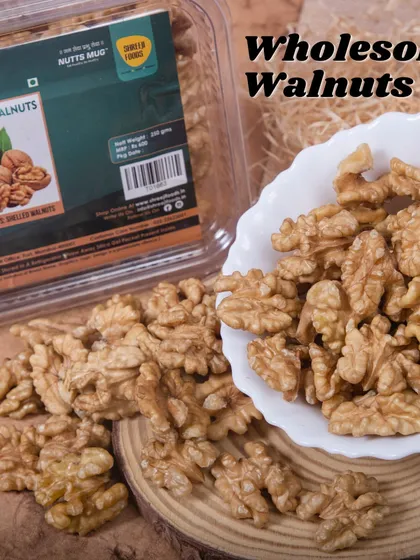 Take a look at the quality of my Chilean Walnuts. I make sure to get the best because they are loaded with Omega-3s, which are great for your brain and heart. These wholesome walnuts are perfect for baking, adding to salads, or just eating by the handful for a nutritious boost.