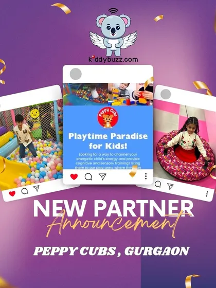 Say hello to non-stop fun with our new partner, Peppy Cubs in Gurgaon! It's a playtime paradise for kids, and you get 10% off when you book your adventure through Kiddybuzz.