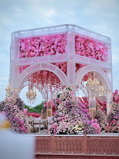 The Wedding Square - Wedding Design & Styling Ethereal Mandaps & Ceremonies photo 14