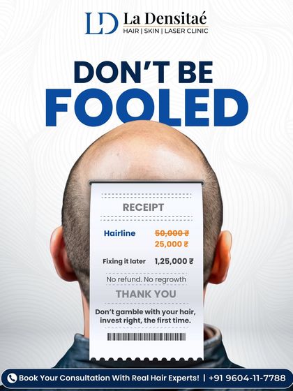 This graphic illustrates how a "cheap" hair transplant can end up costing more in the long run to fix. Don't gamble with your hair. I believe in investing right the first time with real experts for real results.