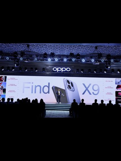 The main stage at the Oppo Find X9 launch event. Our team was responsible for show calling and content management, creating a high-impact visual experience for the audience.