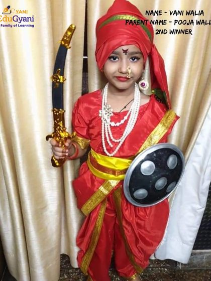 Congratulations to our second-place winner, Vani Walia. Her powerful portrayal of a historical warrior figure was truly impressive and well-deserving of recognition.