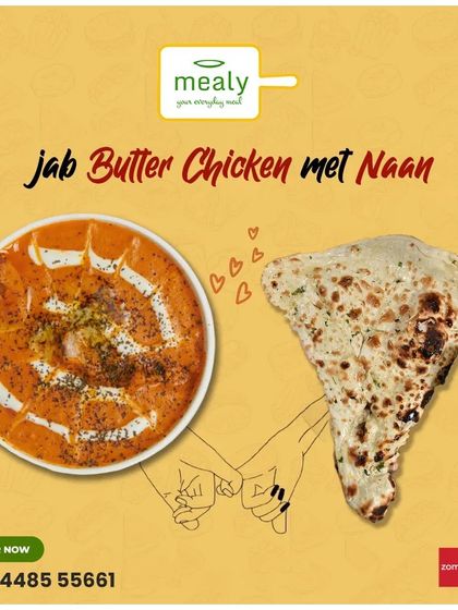 A match made in heaven: our creamy Butter Chicken with soft, fluffy Naan. This is just one of the many classic combinations we offer for your party and event catering needs.