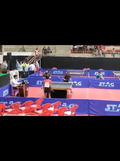 The final rally in Divyanshi's gold medal match.