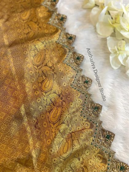 Anthariya by Nidhi Gowda - Ethnic Wear Design & Embroidery Courses Silk Saree Blouse Designs photo 17
