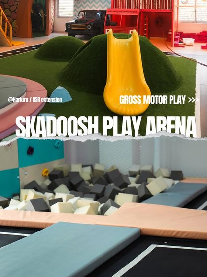 From the mini slide and grassy mounds to the foam pit and trampoline, our play arena is packed with opportunities for active, physical play.