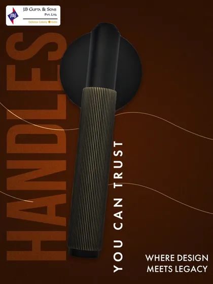 We build our handles on a foundation of trust. This modern handle with a ribbed texture is a perfect example of our philosophy where design meets a legacy of quality.