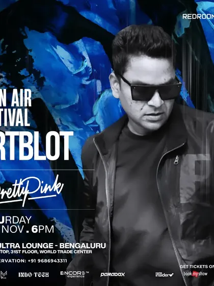 My flyer for the Open Air Festival at High Ultra Lounge, where I supported the worldwide sensation Pretty Pink for a sunset-to-late-night experience.
