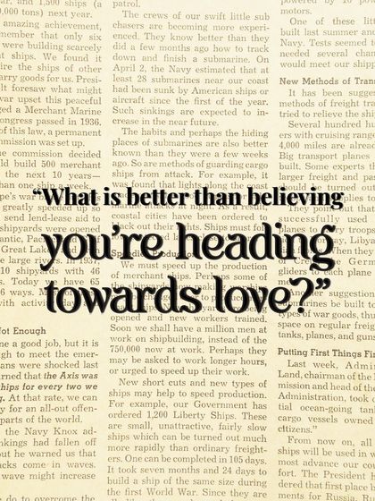 "What is better than believing you're heading towards love?" This beautiful excerpt from Caleb Azumah Nelson's 'Open Water' captures the hope at the heart of the search.