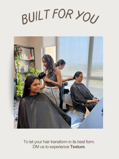 Built for you, to let your hair transform in its best form. This is an invitation to experience the care and creativity at Texture.
