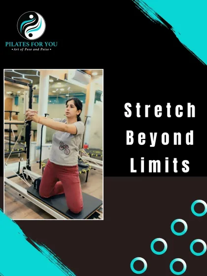 Stretch beyond your limits. This kneeling arm exercise on the reformer not only strengthens the upper body but also challenges your balance and promotes spinal flexibility.