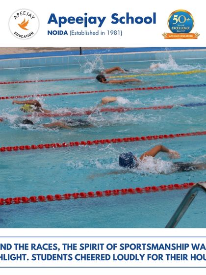 The spirit of sportsmanship was the true highlight of our swimming competition. Beyond the races, students cheered loudly for their houses, creating an atmosphere of encouragement and camaraderie that defines our school community.