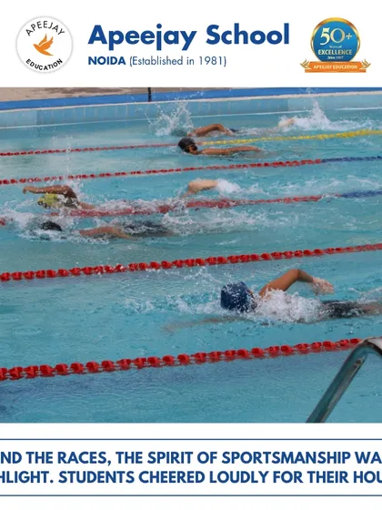 The spirit of sportsmanship was the true highlight of our swimming competition. Beyond the races, students cheered loudly for their houses, creating an atmosphere of encouragement and camaraderie that defines our school community.