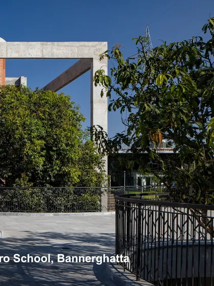 The Euro School in Bannerghatta is another example of our recurrent client partnerships. We see clients as co-creators in the design process, valuing their insights to craft spaces that are both meaningful and impactful for the end-users.