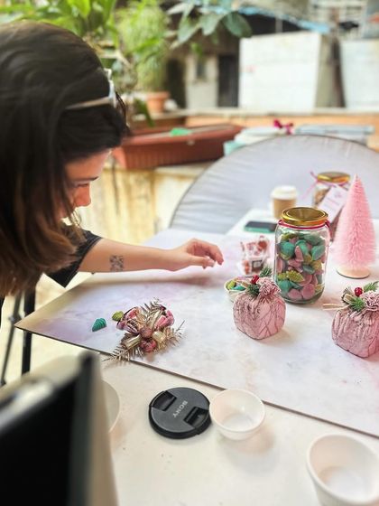 A little behind-the-scenes look at our Christmas menu photoshoot. It takes a lot of work to make the goodies look as good as they taste.