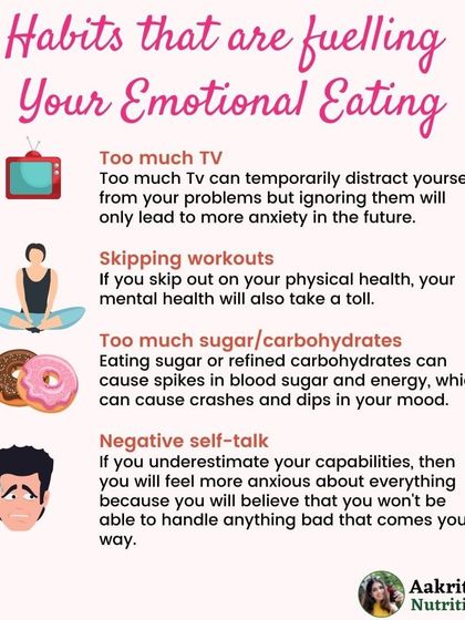 Certain habits can fuel emotional eating without you even realizing it. This guide points out triggers like too much TV, skipping workouts, and negative self-talk that can lead to unhealthy eating patterns.