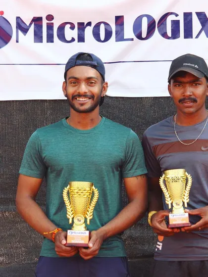 Celebrating the winner and runner-up of the MicroLogix Men’s 50k Tournament. It's always great to see top-level talent battling it out on our courts, proving they are fit for serious competition.