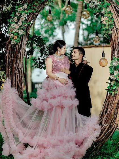 Dee Yashaswini - Occasion Wear Rentals Maternity Photoshoot Outfits photo 11