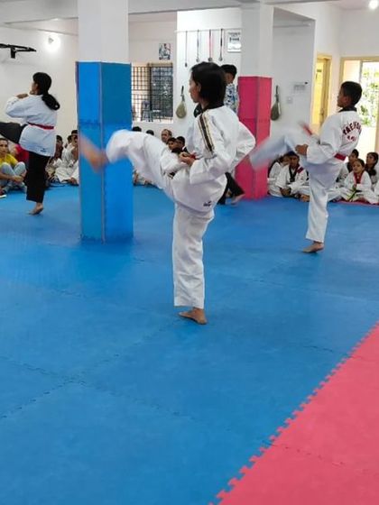 CTA Taekwondo & Fitness Clubs - Taekwondo for Kids & Teenagers Dynamic Kicking & Sparring Drills photo 33