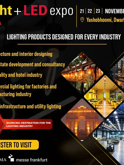 We design our expo to serve every key industry. Whether you are in architecture, real estate development, hospitality, manufacturing, or public infrastructure, you will find tailored lighting solutions and sourcing opportunities that meet your specific project needs.