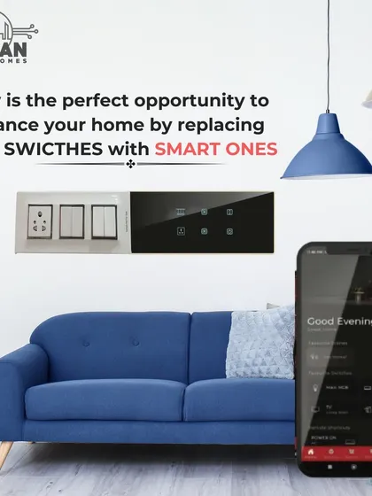 Now is the perfect opportunity to enhance your home by replacing old switches with smart ones. Our system allows you to control everything from your phone, bringing modern convenience to your fingertips.