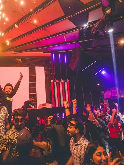 A birthday celebration on stage with sparklers. I love making people's special nights even more memorable.