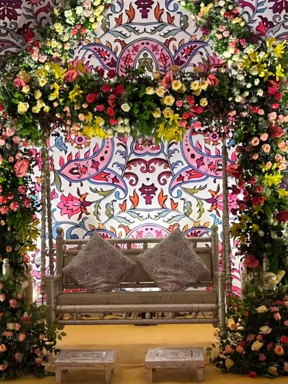 Vibrant Haldi & Mehendi Functions photo 14