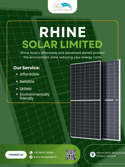 Switch to green energy with my affordable and advanced panels. They are reliable, installed by skilled professionals, and environmentally friendly, helping you protect the environment while reducing energy costs.