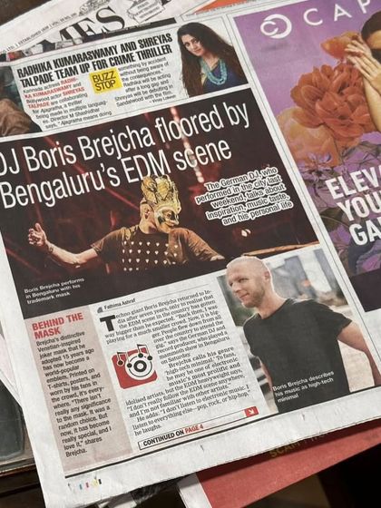 More press coverage of the historic Boris Brejcha concert, cementing its status as a landmark event for the city.