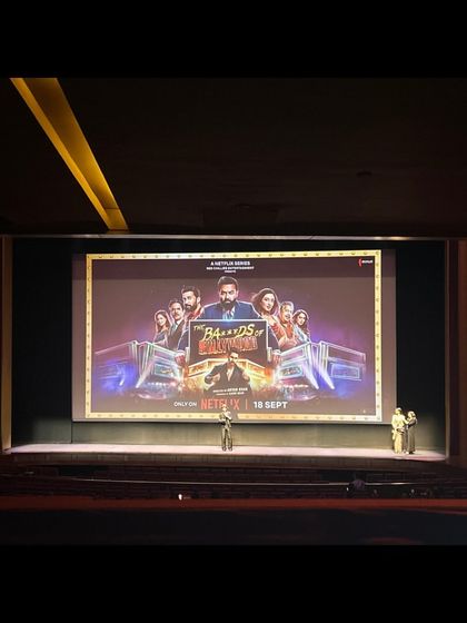 The grand premiere of 'The Ba***ds of Bollywood' at NMACC. We executed the show calling and artist management for this Netflix premiere, which featured an introduction by Shah Rukh Khan.