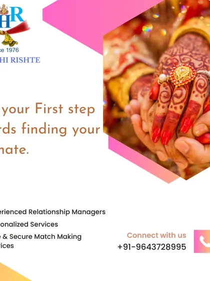 Take your first step towards finding your soulmate with us. Our experienced relationship managers provide safe, secure, and personalized matchmaking services.