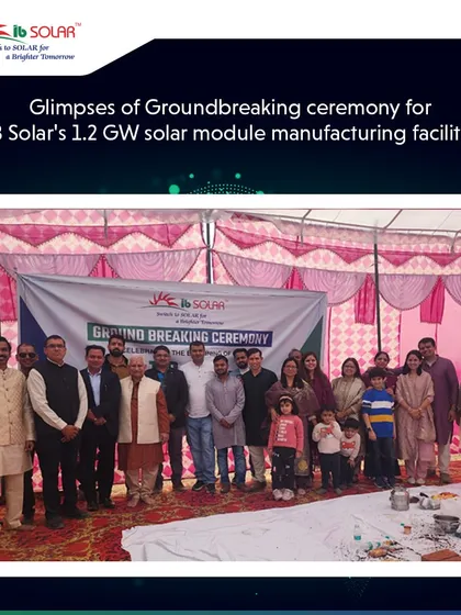 The groundbreaking ceremony for our upcoming 1.2 GW solar module manufacturing facility. This expansion represents our commitment to India's goal of solar self-reliance and solidifies our position as a leading force in domestic solar production.