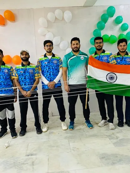 Celebrating Independence Day with my team of shooters. We instill a strong sense of patriotism and pride in representing our country.