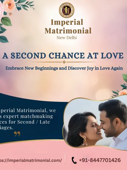 We believe everyone deserves a second chance at love. Our expert matchmaking services for second or late marriages offer a respectful, sensitive, and joyful path to discovering your new beginning.